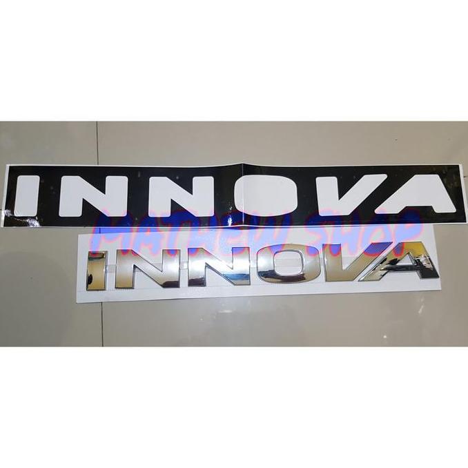 Emblem Kap Mesin Innova Chrome / Logo Kap Mesin Innova / Emblem Innova High Quality