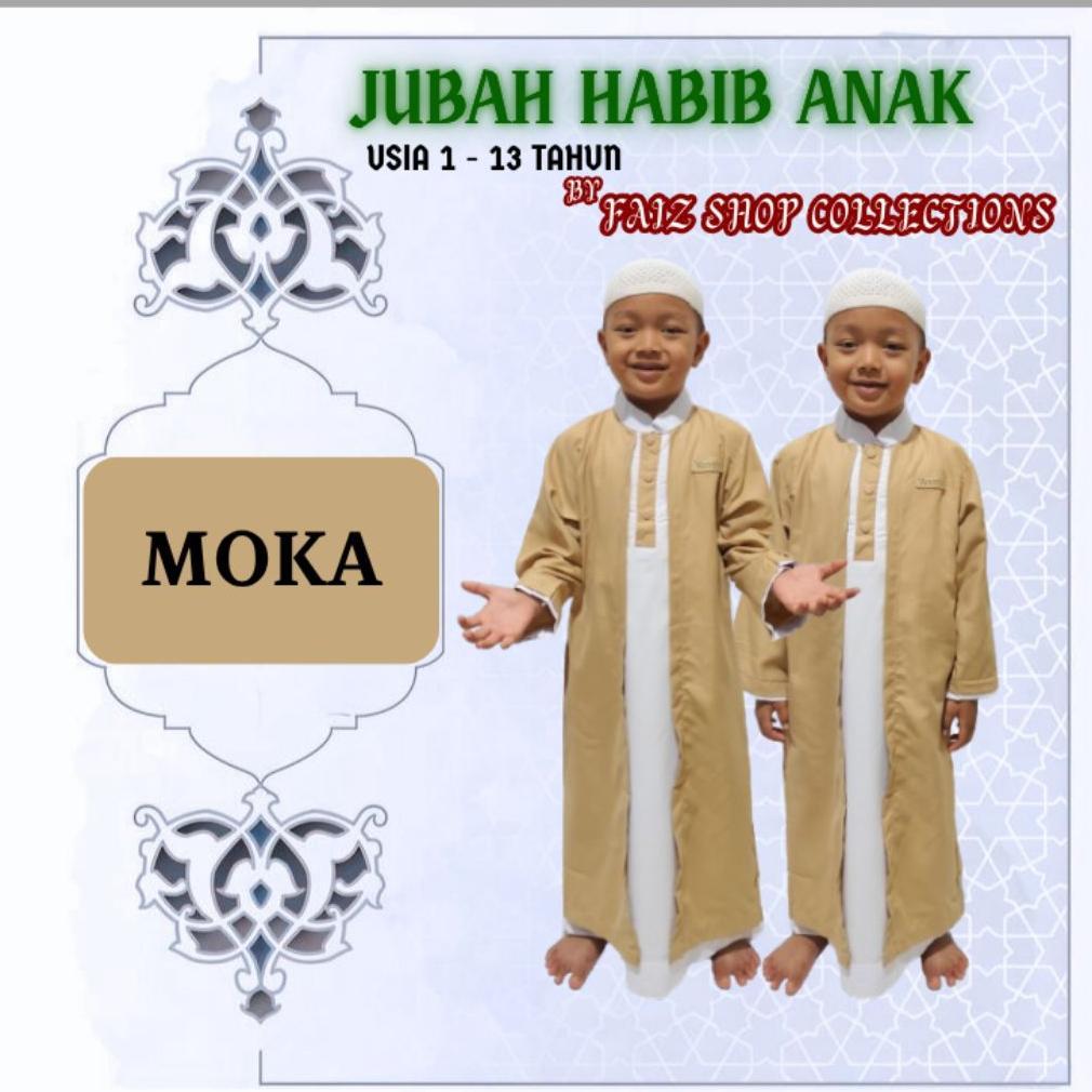 HEMAT LUAR BIASA Jubah Gayyan Anak laki laki | Jubah Muslim Premium | Jubah Habib Anak laki laki Ter