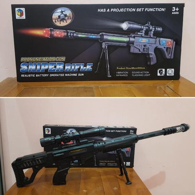 Promo Mainan Tembakan Sniper Tentara - Mainan Pistol Tembakan Sniper Diskon
