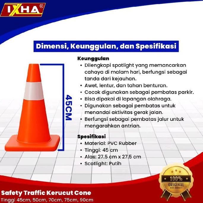 Aman- Safety Traffic Kerucut Cone Traffic Cone