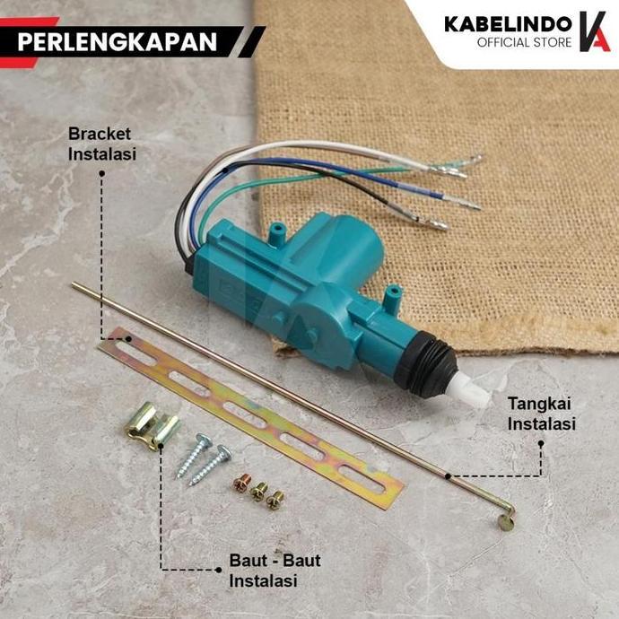 Anak Central Lock 5 Kabel Central Lock Pintu Mobil Universal