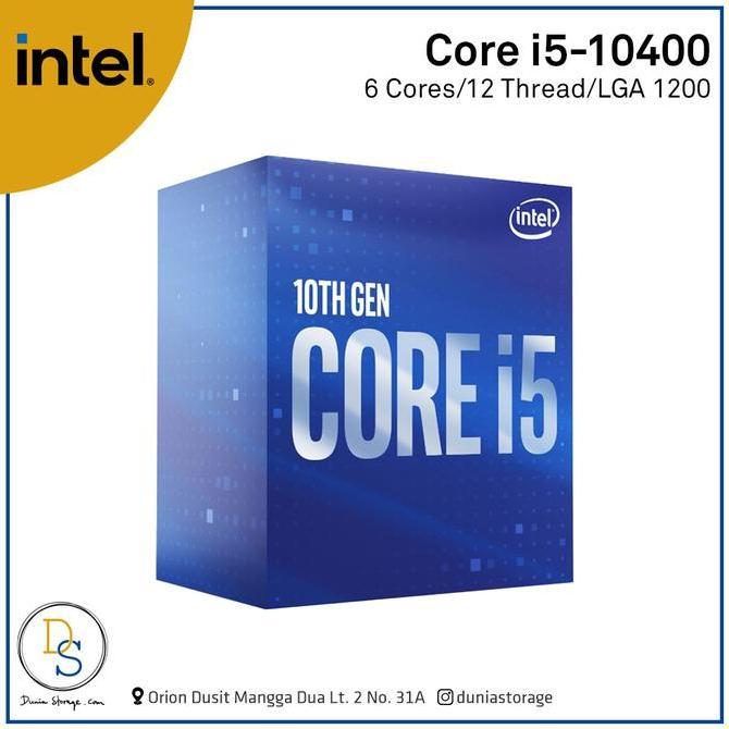 Intel Core i5 10400 Processor Comet Lake-S LGA 1200 6 Core Gen 10