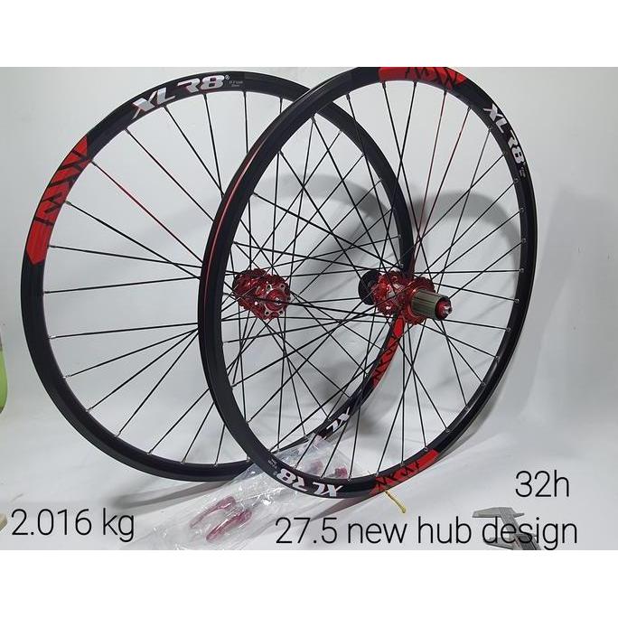Wheelset XLR8 MTB 27.5 DISC brake 32h New Hub design