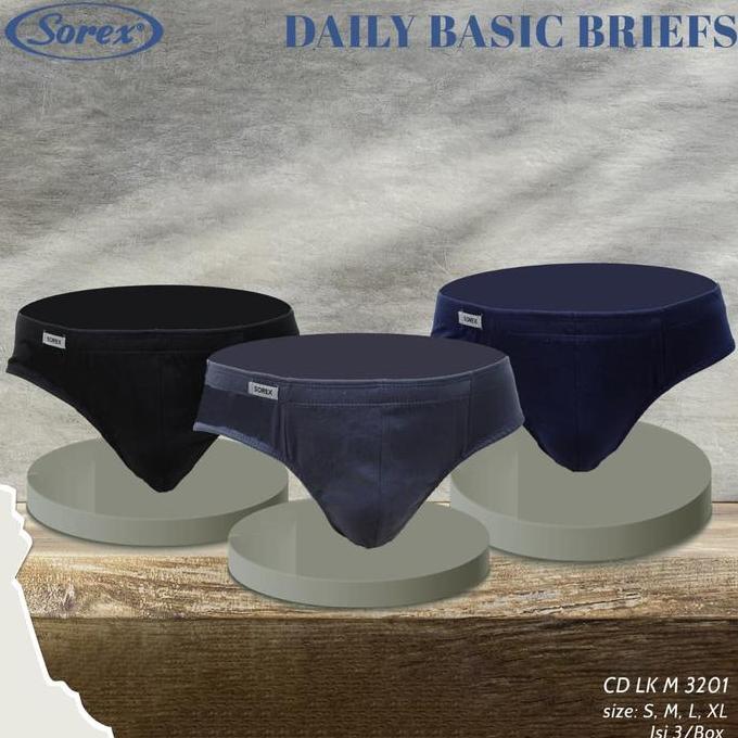 DR272 - cd celana dalam pria / cowok sorex m 3201 promo