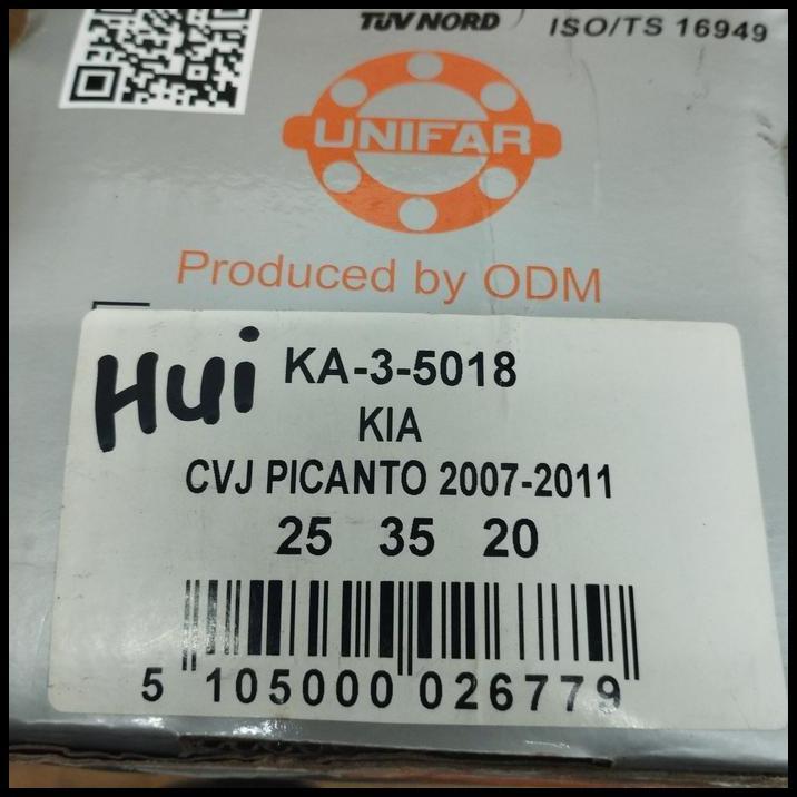TERBARU AS RODA CV JOINT DALAM KIA PICANTO 