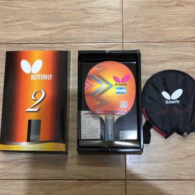 NEW Bet Pingpong Bat Tenis Meja Bat Pingpong Butterfly TBC 202 ORIGINAL