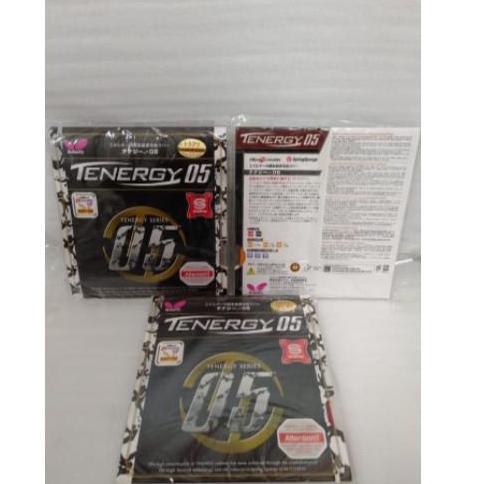 TERBARU - KARET BET TENIS MEJA BAT PINGPONG BUTTERFLY TENERGY 05