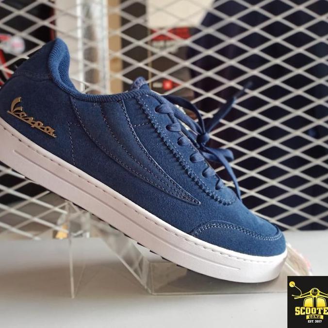 sepatu fila x vespa original - navy blue terlaris