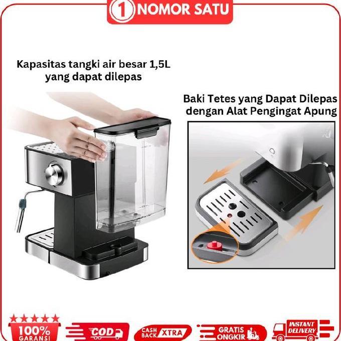 Mesin Kopi Dan Grinder Coffee Machine Espresso Lengkap terlaris