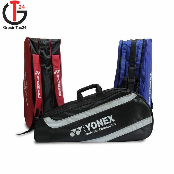 Tas Raket Badminton Merk Yonex 3 Resleting Dolby