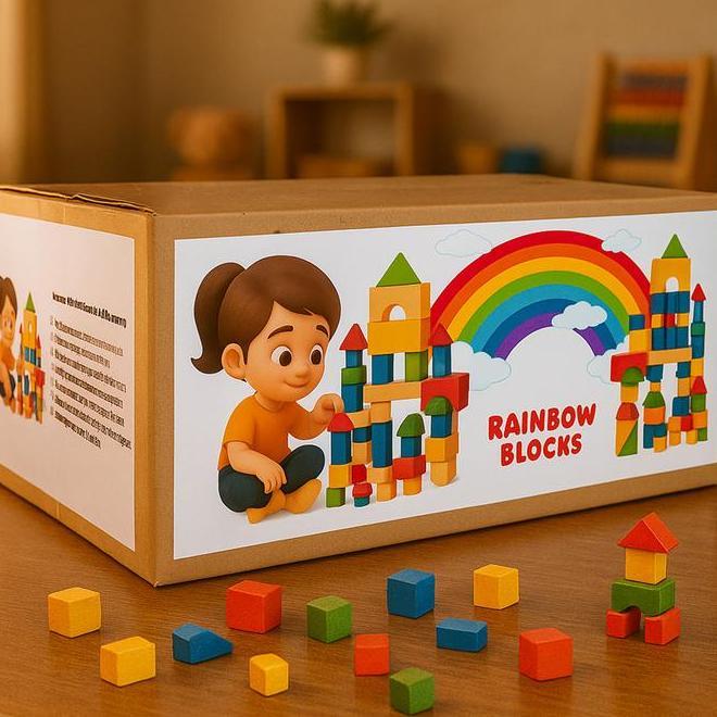Mainan Balok Susun Kayu Besar Mainan Edukasi Anak Paud Omendasi Dokter Anak