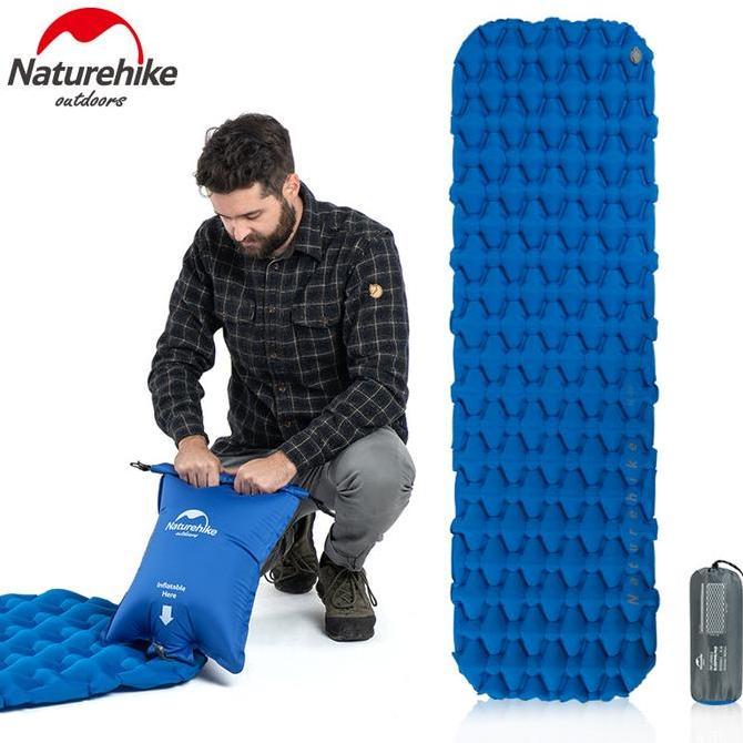 Hikway- Matras Angin Lipat Naturehike Nh19Z032-P-Nh19Z001-P Fc10 Sleeping Pad Single