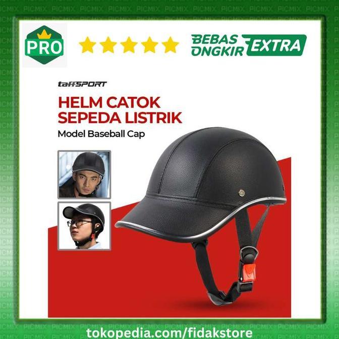 Helm Catok Sepeda Listrik MTB Skuter Elektrik Model Topi Baseball Cap