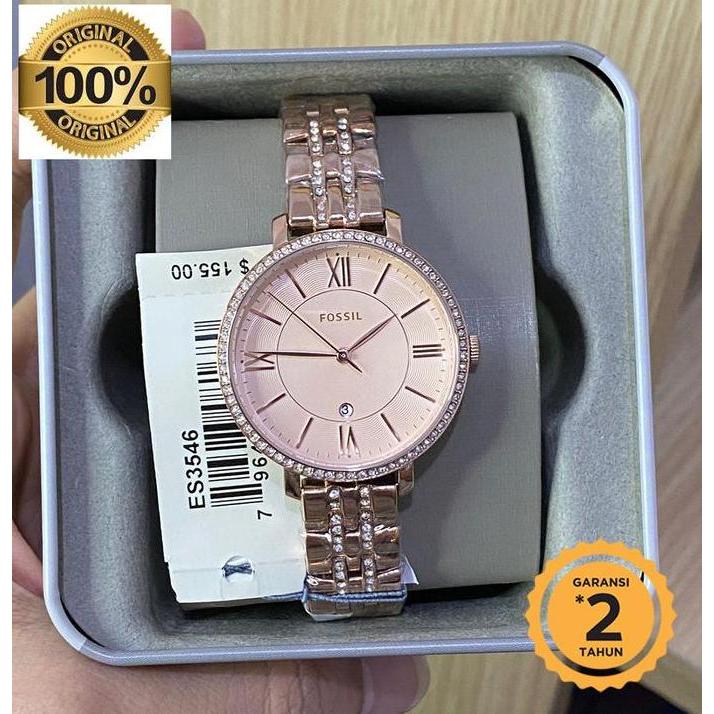 F0SSIL Es3546 Rosegold Dial 36mm original terlaris