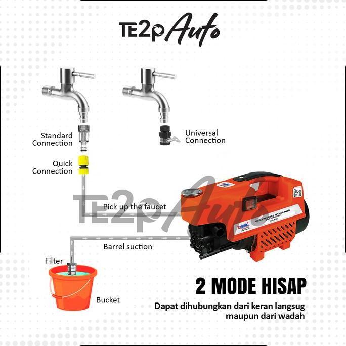 Langsungbersih- Mesin Jet Cleaner Alat Cuci Mobil Motor Car Kendaraan - Kodenki Kd-8100 High Pressur