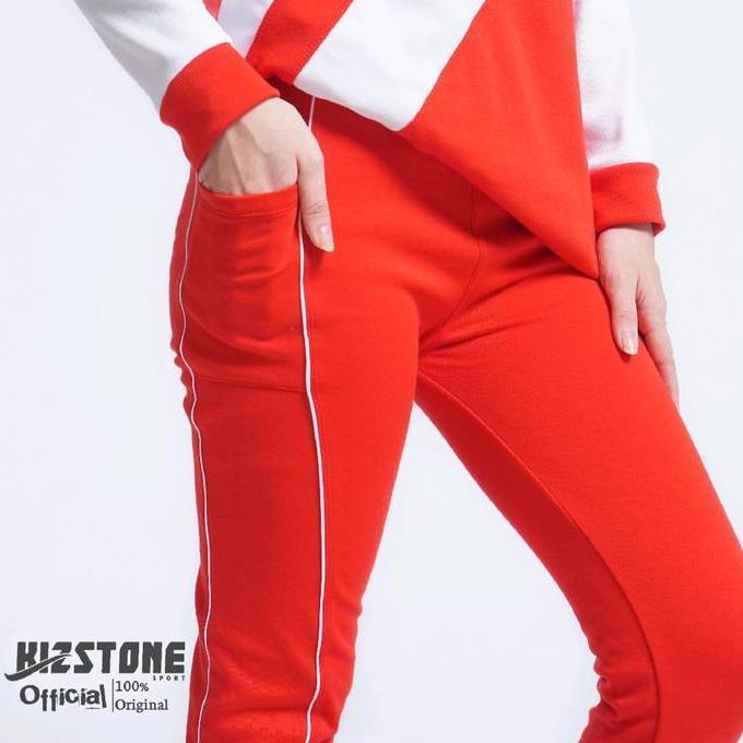 Baju Olahraga Muslimah Merah Putih  Setelan Baju Senam Wanita Seragam untuk Wanita Sport Panjang