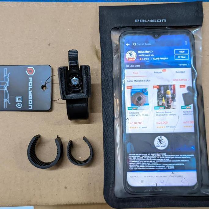 TAS PELINDUNG HP / SMARTPHONE BAG UNTUK SEPEDA MERK POLYGON