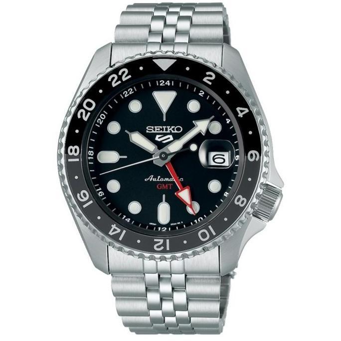 Jam Tangan Seiko 5 Sports SSK001K1  Automatic GMT SKX Black Dial Bruce Wayne Ssk001 terlaris