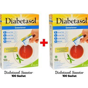 Diabetasol Sweetener Gula Non Kalori 200 Sachet