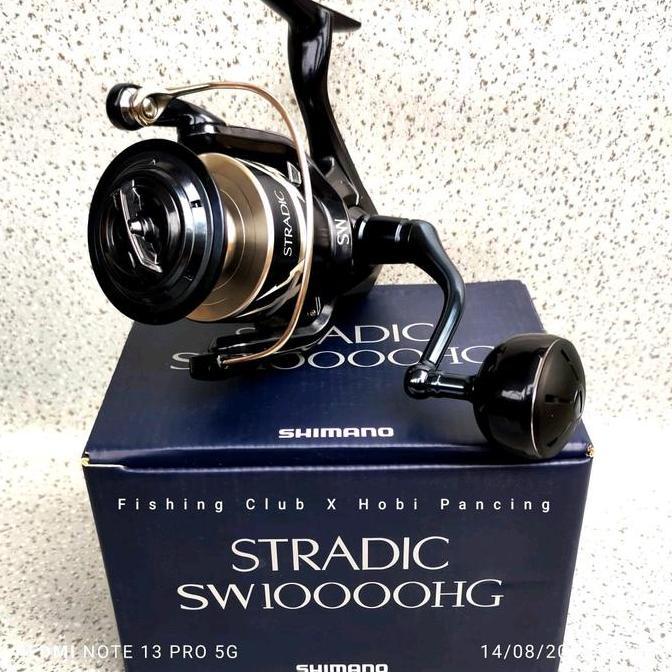Reel Shimano Stradic SW 4000 5000 6000 8000 10000 PG HG XG, Reel Pancing Laut , Power Handle , Salt 