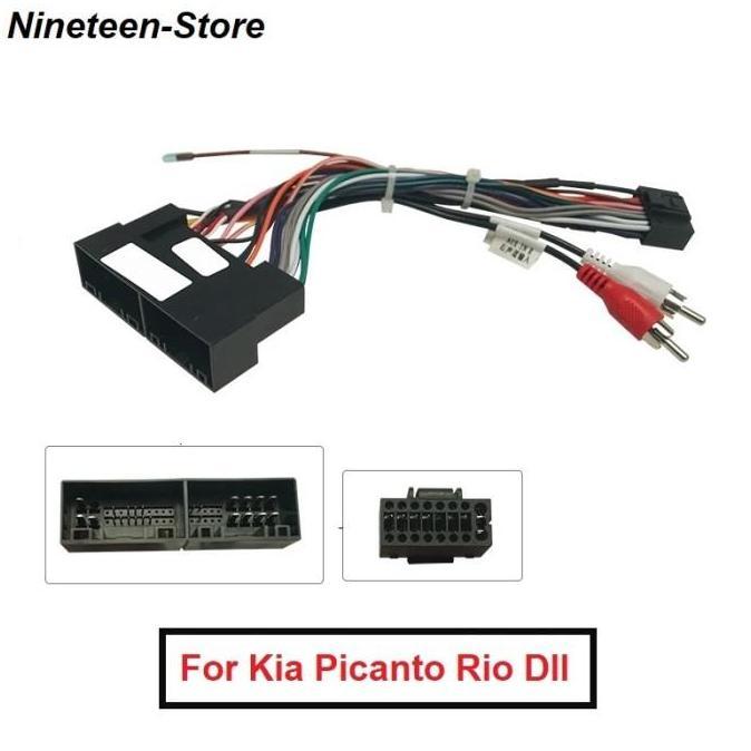 Kabel Soket  Hyundai Avega Tucson dan Santa Fe PNP Headunit Android