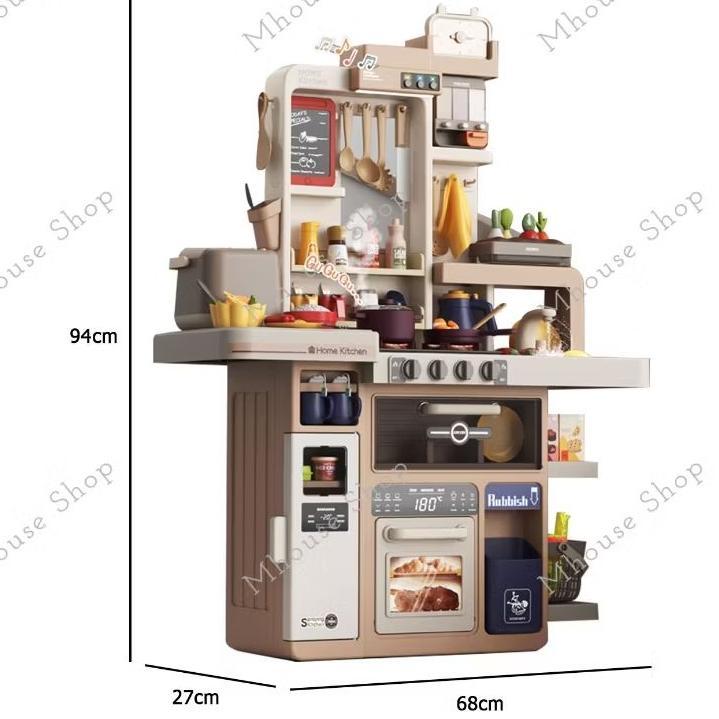 -ALS- MAINAN KITCHEN COOKING SET BEIBE GOOD 88pc 65pc 43pc MUSIC LIGHT SOUND WATER STEAM SET DAPUR E