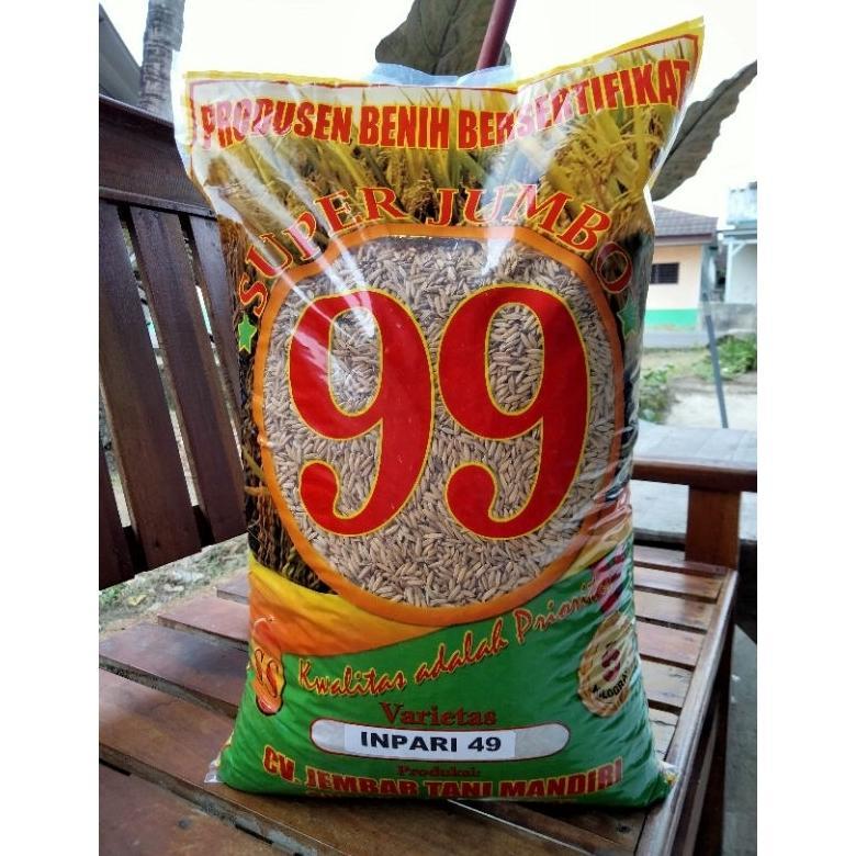 ARN Benih bibit padi Inpari 49 jembar bersertifikat label ungu kemasan 5kg