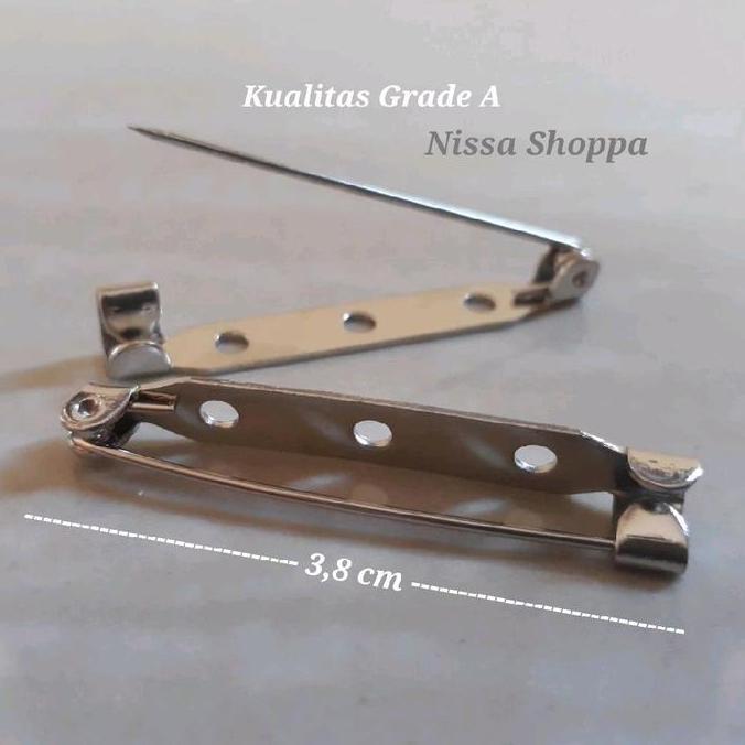 Peniti Bross / peniti hijab / peniti besi / Kualitas Grade A Ukuran lengkap