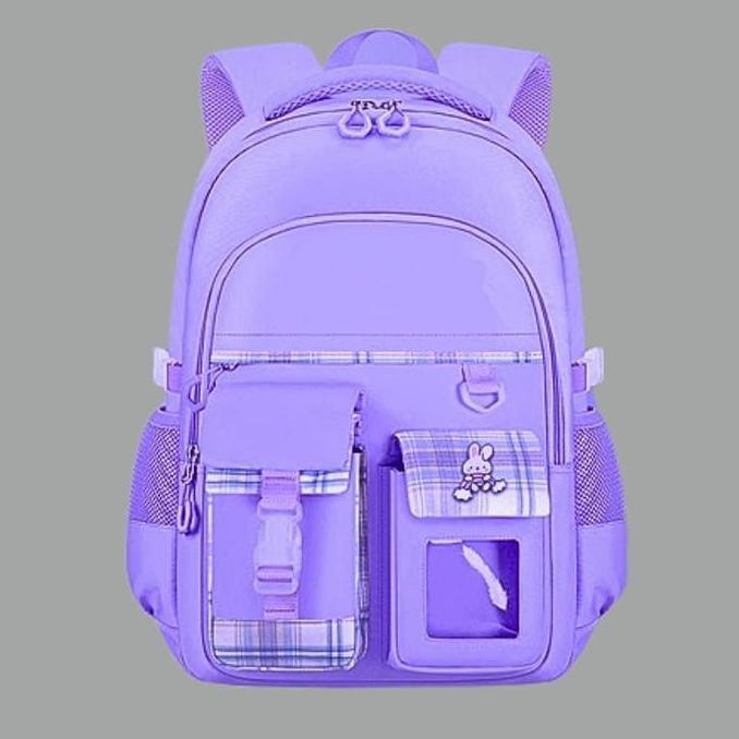 RIANBELVOSIT - TAS RANSEL KOREAN MIKA 5IN1 RANSEL ANAK SEKOLAH SD SMP REMAJA BONUS JAM TANGAN BOTOL 
