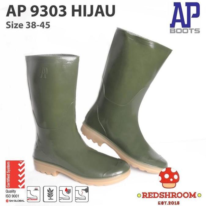 devarahardians - sepatu boot tinggi ap boots ap 9303 sepatu jumbo extra large