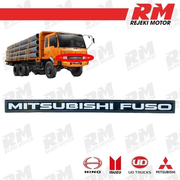 Promo EMBLEM / LOGO TULISAN MITSUBISHI FUSO DI GRILL PS190 220PS Diskon