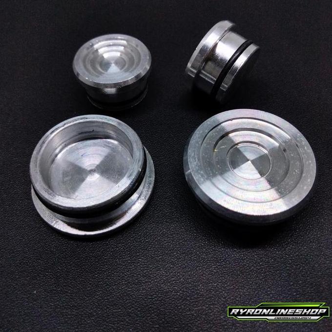 coin tutup arm tutup rangka ninja R ninja SS ninja RR alumunium cnc