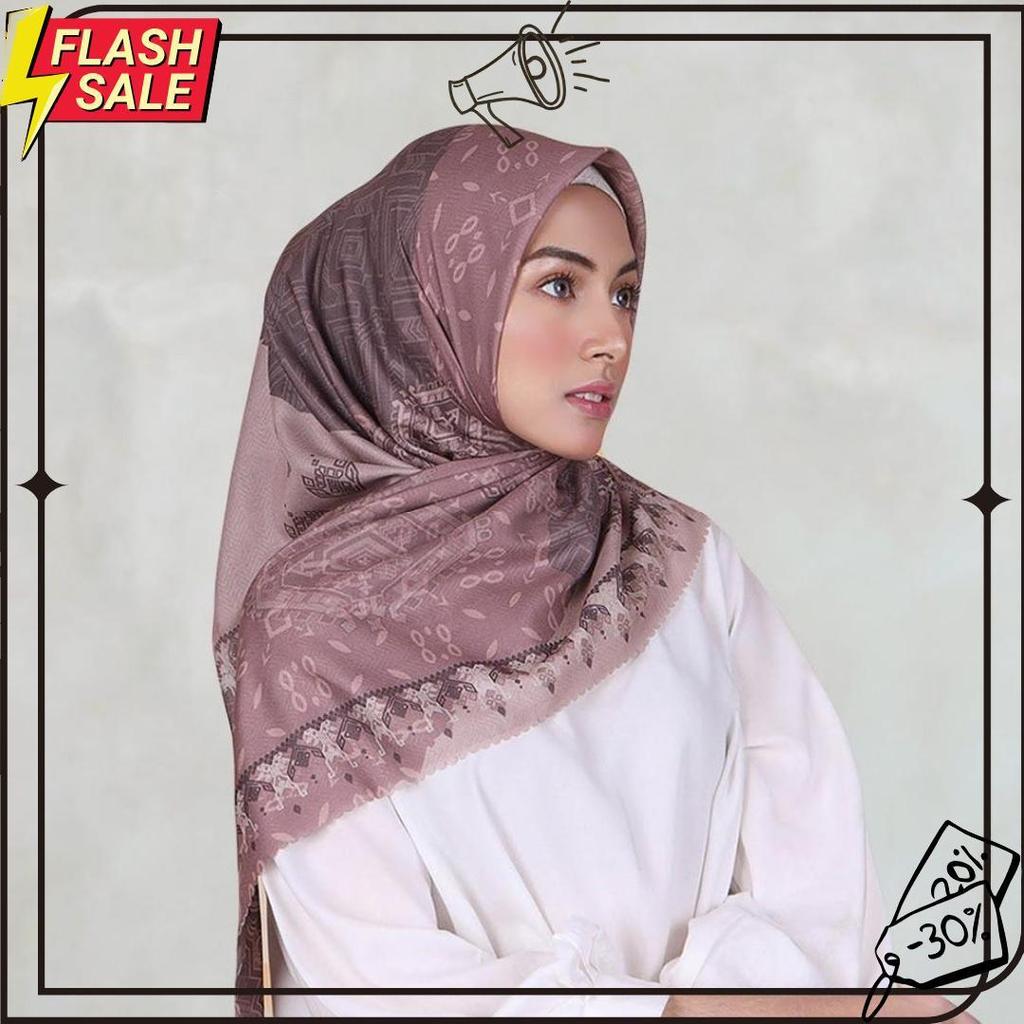 Hijab Leopard  Voal Motif Standart Meledak