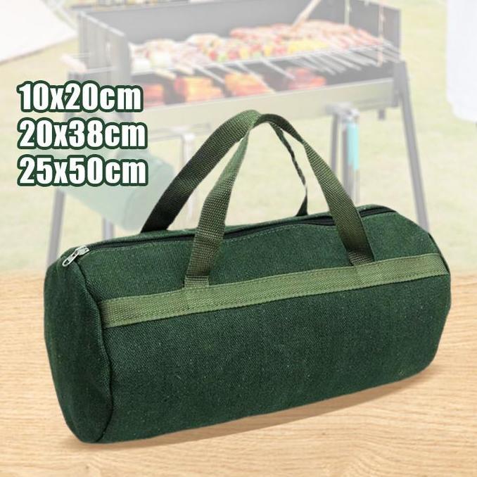 Tas Alat Perkakas Besar Anti Air - Tas Toolkit Perkakas Tabung Bulat Tools Bag Tukang & Teknisi | CO