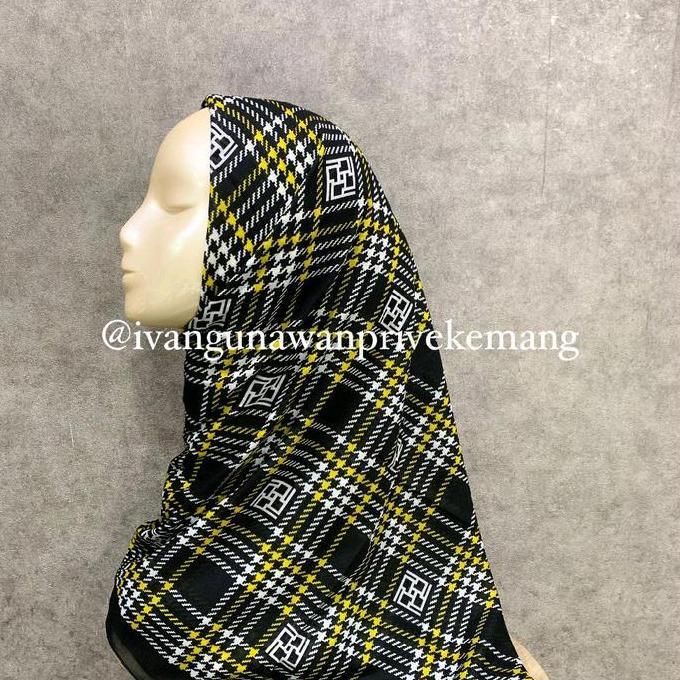 IVAN GUNAWAN PRIVE - NEW SCARF By Ivan Gunawan Prive Jilbab Square Wanita Voal