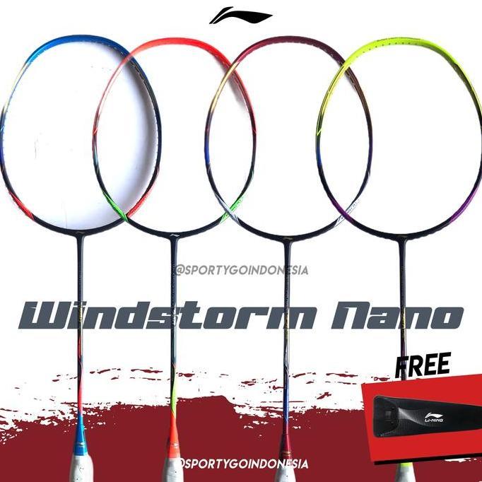 TERBARU - Raket Lining Windstorm Nano 760 770 780 790 Lite Original / Badminton