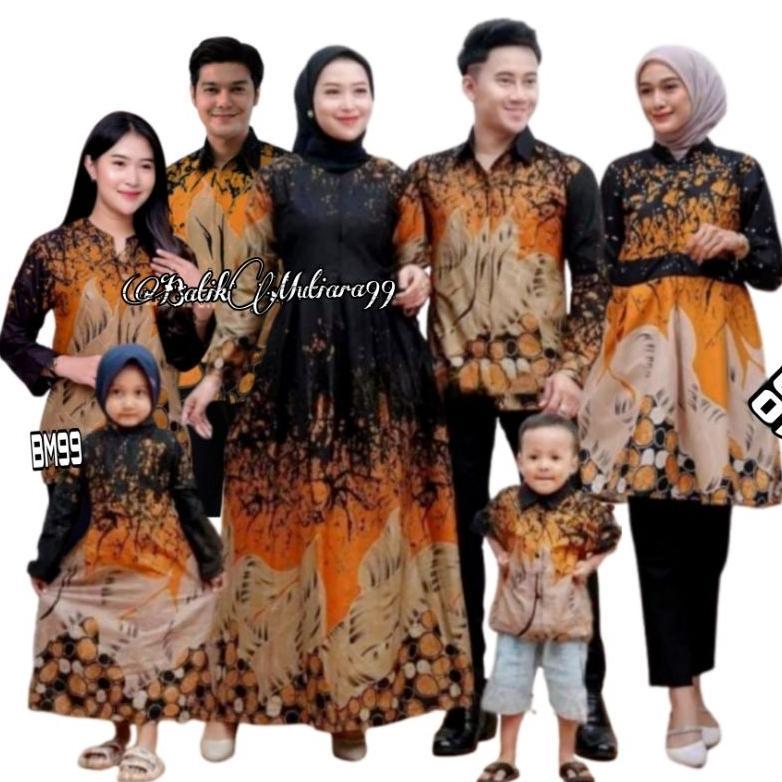 batik couple keluarga //Batik Couple Keluarga Modern Sania Ruffle Ori Ndoro Jowi Dnt//atasan wanita 