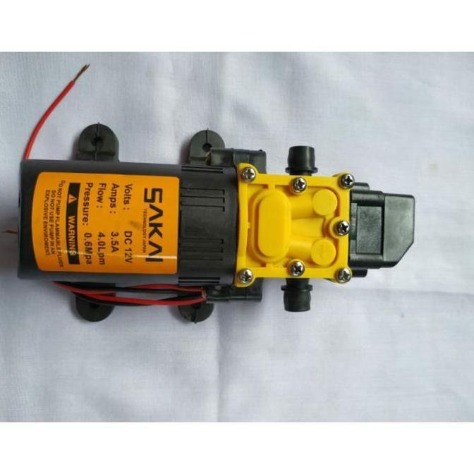 DINAMO POMPA AIR 12V SAKAI 100PSI 5 LPM/ POMPA AIR DC 12V SAKAI /DINAMO SPARE PART SPRAYER ELEKTRIK 