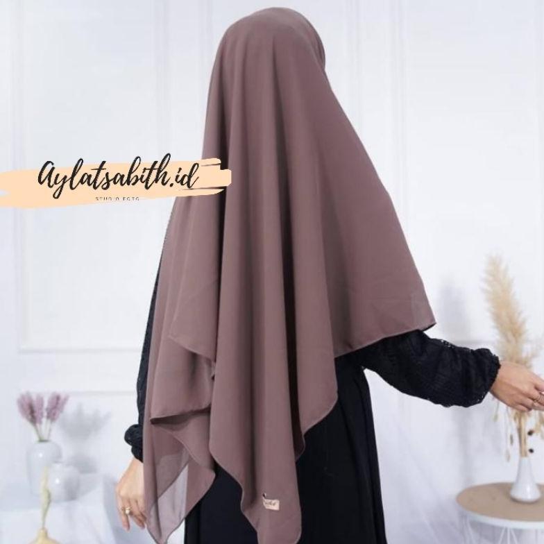 NEW hijab segi3 instan zipper syari/hijab instan syari jumbo 150150cm/khimar zipper/khimar instan zi