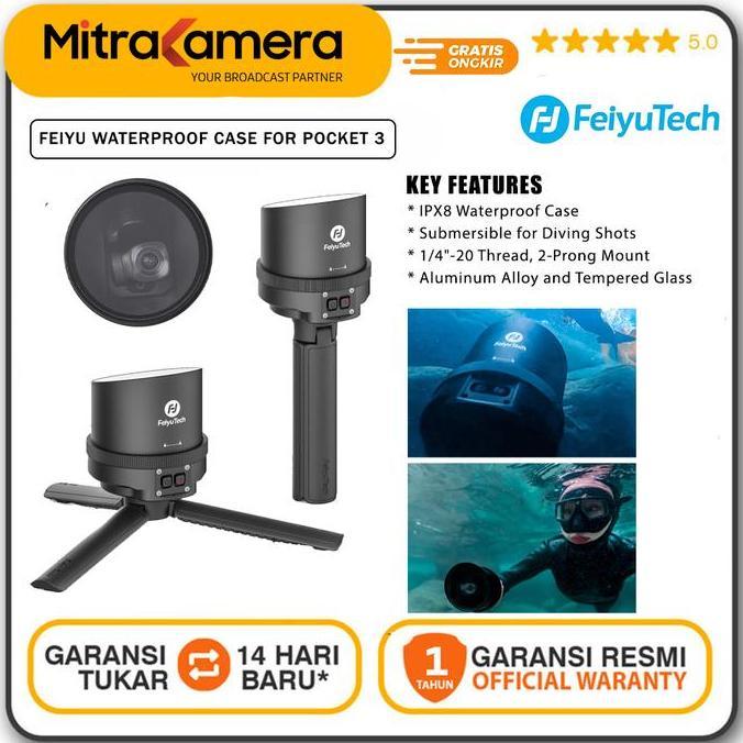 HILGHOSE Feiyu Pocket 3 Dive Case IPX8 Waterproof Case for Feiyu Pocket 3