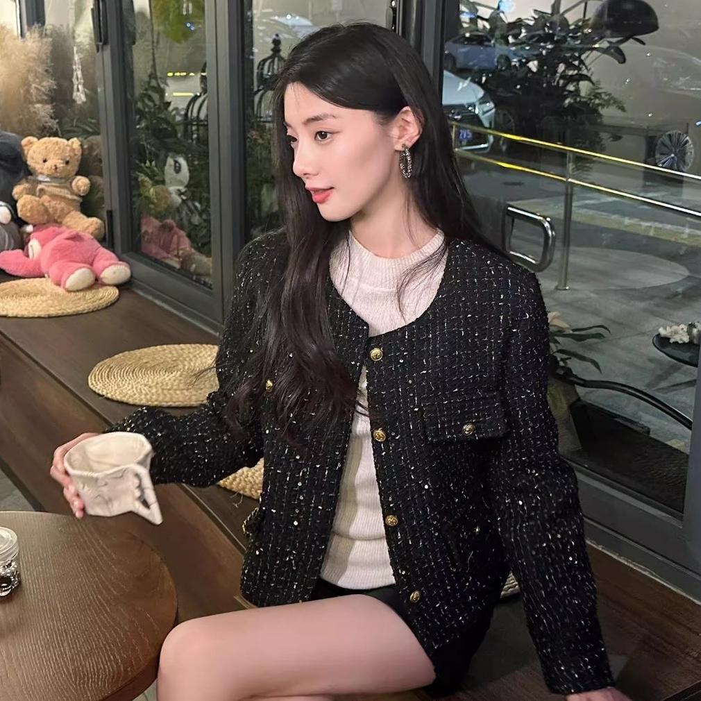 Favorit Miss Emita Baju Outer Merah Crop Top Lengan Panjang Blazer Wanita Premium Long Outer Brokat 