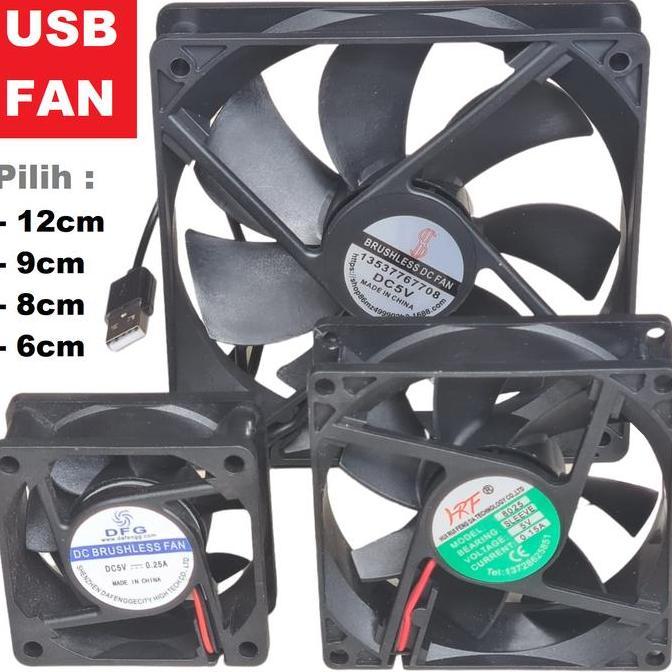 Intanstikebeef - Cooling Fan USB Kipas Pendingin TV Box Wifi Router AQUASCAPE AQUARIUM