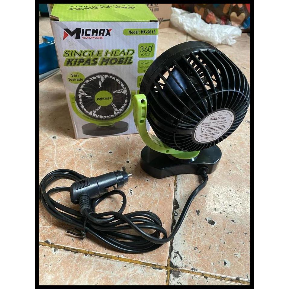 BEST DEAL KIPAS ANGIN MOBIL/TRUCK TRUK 12V 12 VOLT SINGLE HEAD SWITCH ON OFF ANGIN SUPER KENCANG