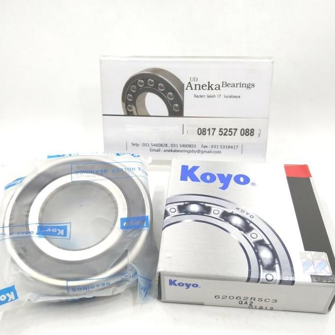 Promo BEARING 6206 2RS KOYO JEPANG 62062RS 30X62X16 TAMBAK TOSA GEROBAK GEAR Diskon