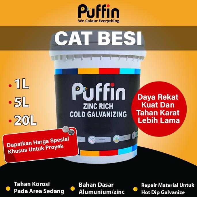 Cat Cold Galvanis PUFFIN ZINC RICH COLD GALVANIZE cat anti karat terlaris