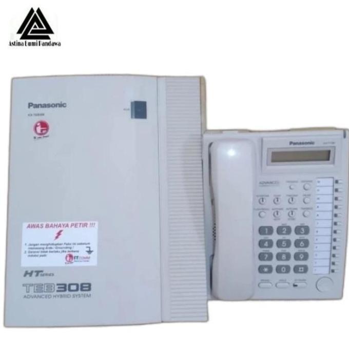 TERBARU PABX panasonic 3 line  8 extension free setting