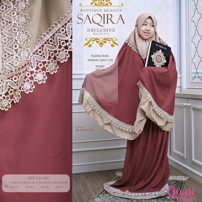 Mukena Anak Katun Quail Saqira