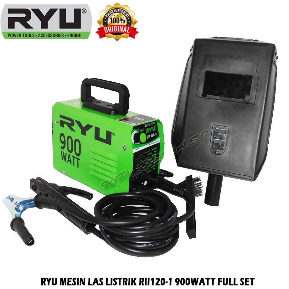 [NEW] TEKIRO Ryu Mesin Travo Las Listrik Inverter IGBT 900Watt 120A RI1120-1 Set Lengkap / IWA 1200W