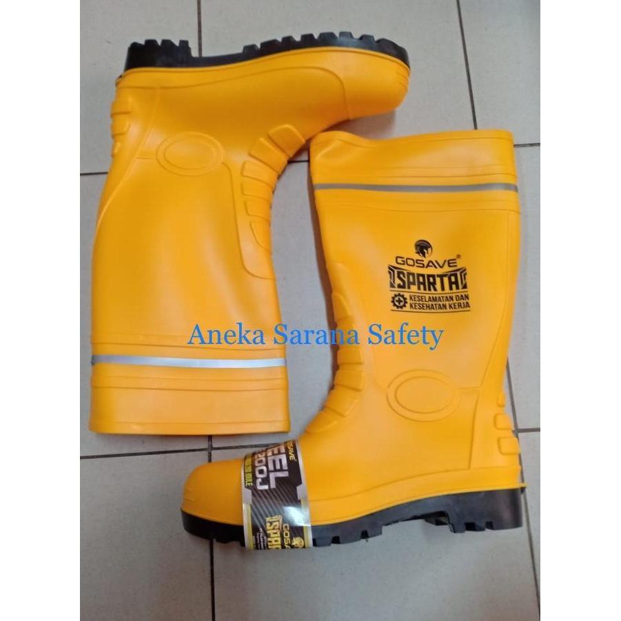 Sepatu Boot Karet Safety Gosave Sparta