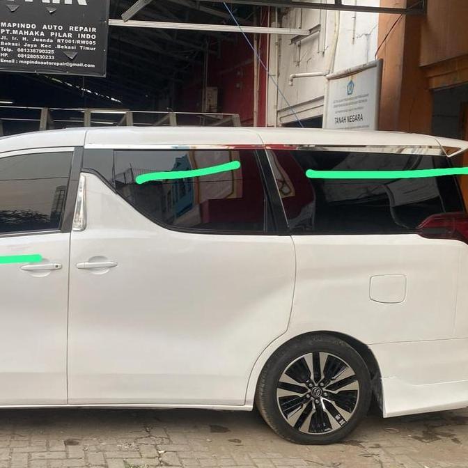 Promo List Chrome Alphard Anh20 Set Baru Untuk Mobil Anda